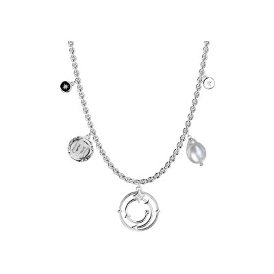Collier Harry Potter X Les Georgettes Enchantement en laiton finition argentée, 20 mm