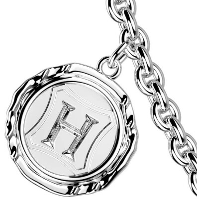 Collier Harry Potter X Les Georgettes Enchantement en laiton finition argentée, 20 mm