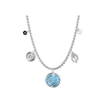 Collier Harry Potter X Les Georgettes Enchantement en laiton finition argentée, 20 mm