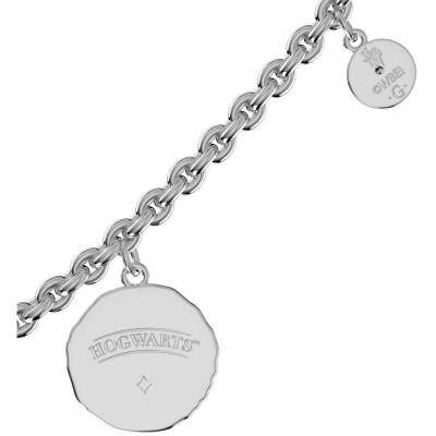 Collier Harry Potter X Les Georgettes Enchantement en laiton finition argentée, 20 mm