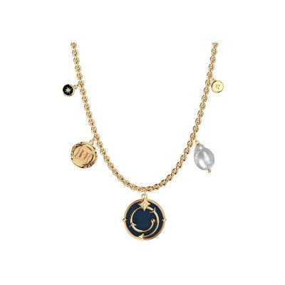 Collier Harry Potter X Les Georgettes Enchantement en laiton finition dorée, 20 mm