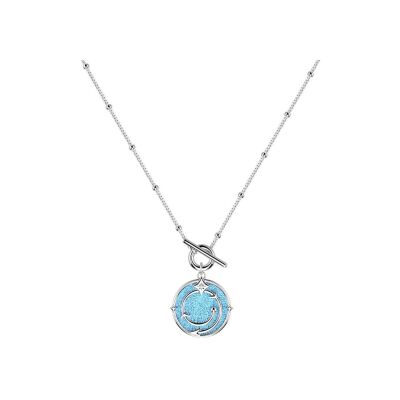 Collier Harry Potter X Les Georgettes Enchantement en laiton finition argentée, 20 mm