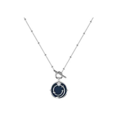 Collier Harry Potter X Les Georgettes Enchantement en laiton finition argentée, 20 mm