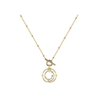 Collier Harry Potter X Les Georgettes Enchantement en laiton finition dorée, 20 mm