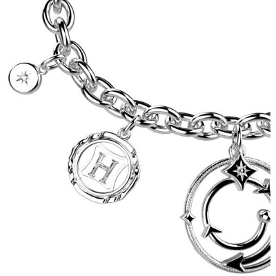 Bracelet Harry Potter X Les Georgettes Enchantement en laiton finition argentée, 20 mm