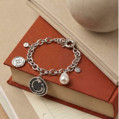 Bracelet Harry Potter X Les Georgettes Enchantement en laiton finition argentée, 20 mm