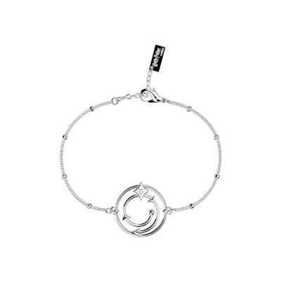 Bracelet Harry Potter X Les Georgettes Enchantement en laiton finition argentée, 20 mm