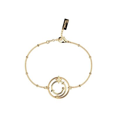 Bracelet Harry Potter X Les Georgettes Enchantement en laiton finition dorée, 20 mm