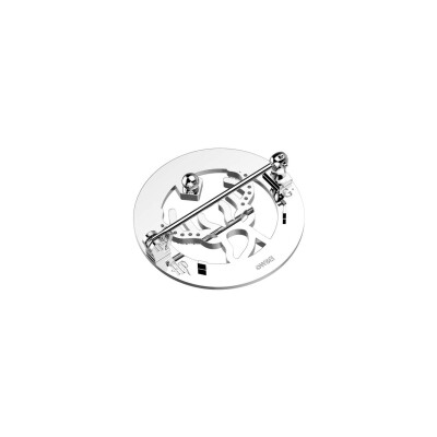 Broche Harry Potter X Les Georgettes Patronus Cerf en laiton finition argentée, 20 mm