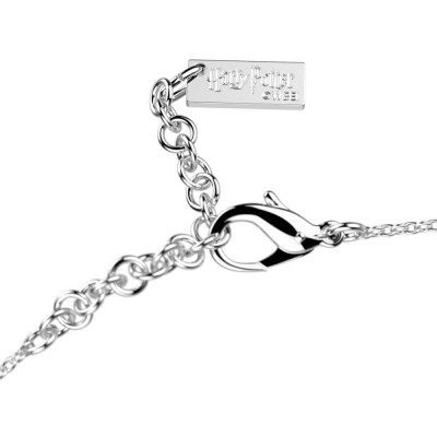Collier Harry Potter X Les Georgettes Patronus Biche en laiton finition argentée, 20 mm