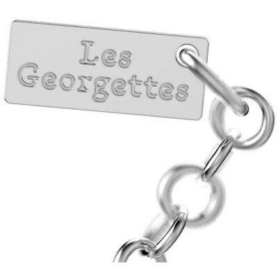 Collier Harry Potter X Les Georgettes Patronus Biche en laiton finition argentée, 20 mm