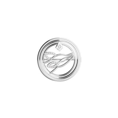 Broche Harry Potter X Les Georgettes Patronus Biche en laiton finition argentée, 20 mm