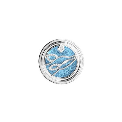 Broche Harry Potter X Les Georgettes Patronus Biche en laiton finition argentée, 20 mm