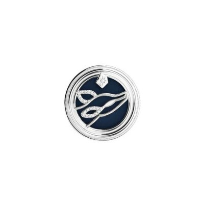 Broche Harry Potter X Les Georgettes Patronus Biche en laiton finition argentée, 20 mm