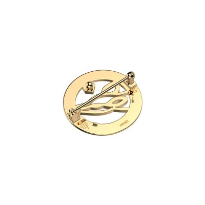 Broche Harry Potter X Les Georgettes Patronus Biche en laiton finition dorée, 20 mm