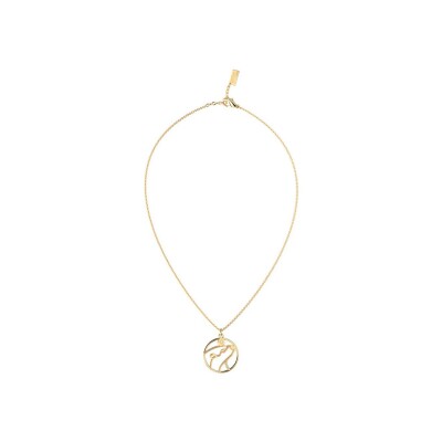 Collier Harry Potter X Les Georgettes Patronus Loutre en laiton finition dorée, 20 mm
