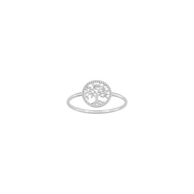 Bague en or blanc