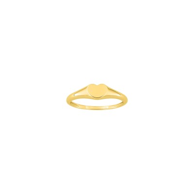 Chevalière en or jaune