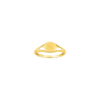 Chevalière en or jaune