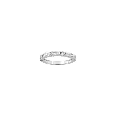 Alliance en or blanc et diamant 0.15ct