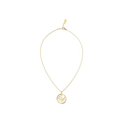 Collier Harry Potter X Les Georgettes Patronus Phoenix en laiton finition dorée, 20 mm