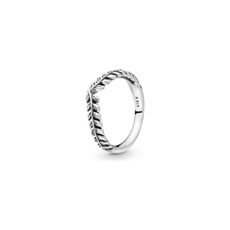 Bague Pandora Garden chevron epis de blé en argent, taille 50