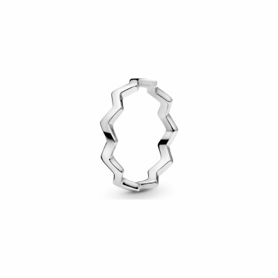 Bague Pandora Wish zigzag en argent, taille 54