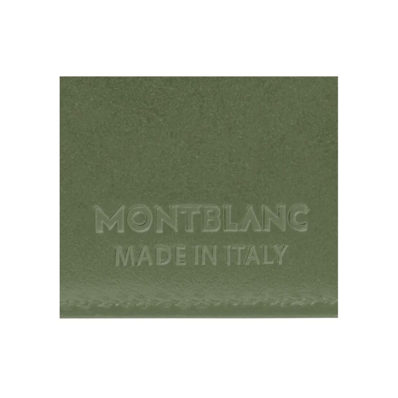 Portefeuille Montblanc Meisterstück en cuir vert