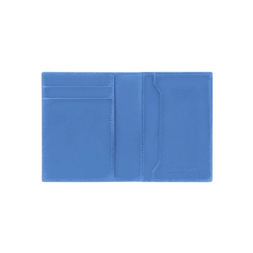 Porte-cartes Montblanc Meisterstück en cuir bleu