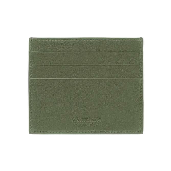 Porte-cartes Montblanc Meisterstück en cuir vert