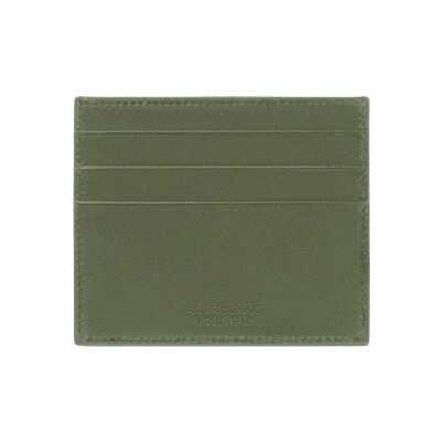 Porte-cartes Montblanc Meisterstück en cuir vert