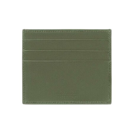 Porte-cartes Montblanc Meisterstück en cuir vert