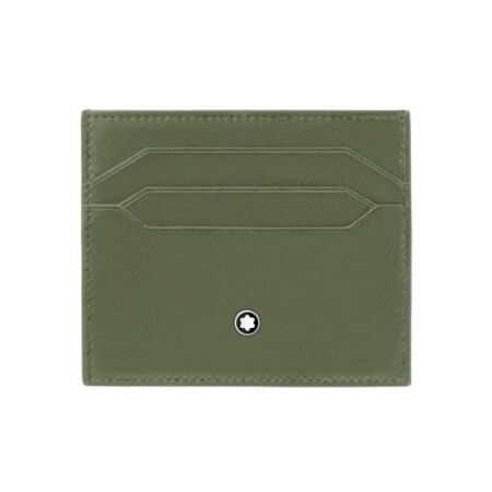 Porte-cartes Montblanc Meisterstück en cuir vert