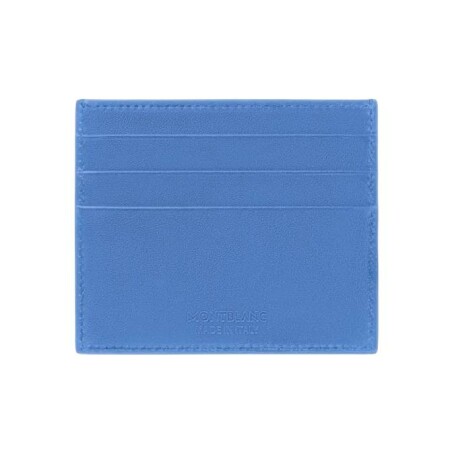 Porte-cartes Montblanc Meisterstück en cuir bleu