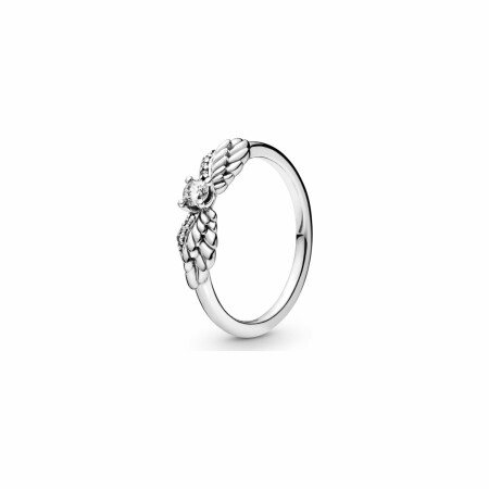 Bague Pandora Passions ailes d'ange scintillantes en argent et oxyde de zirconium, taille 54