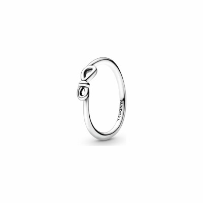 Bague Pandora Passions nœud infini en argent, taille 54