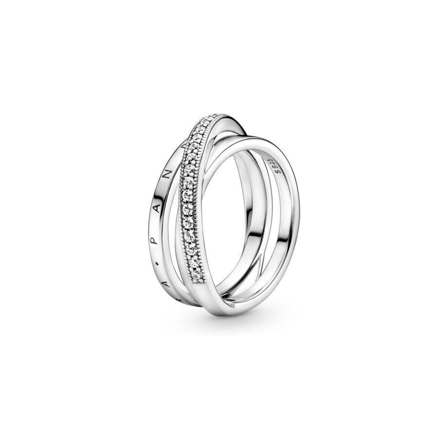 Bague Pandora en argent, taille 58