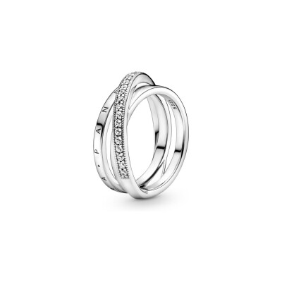 Bague Pandora en argent, taille 56