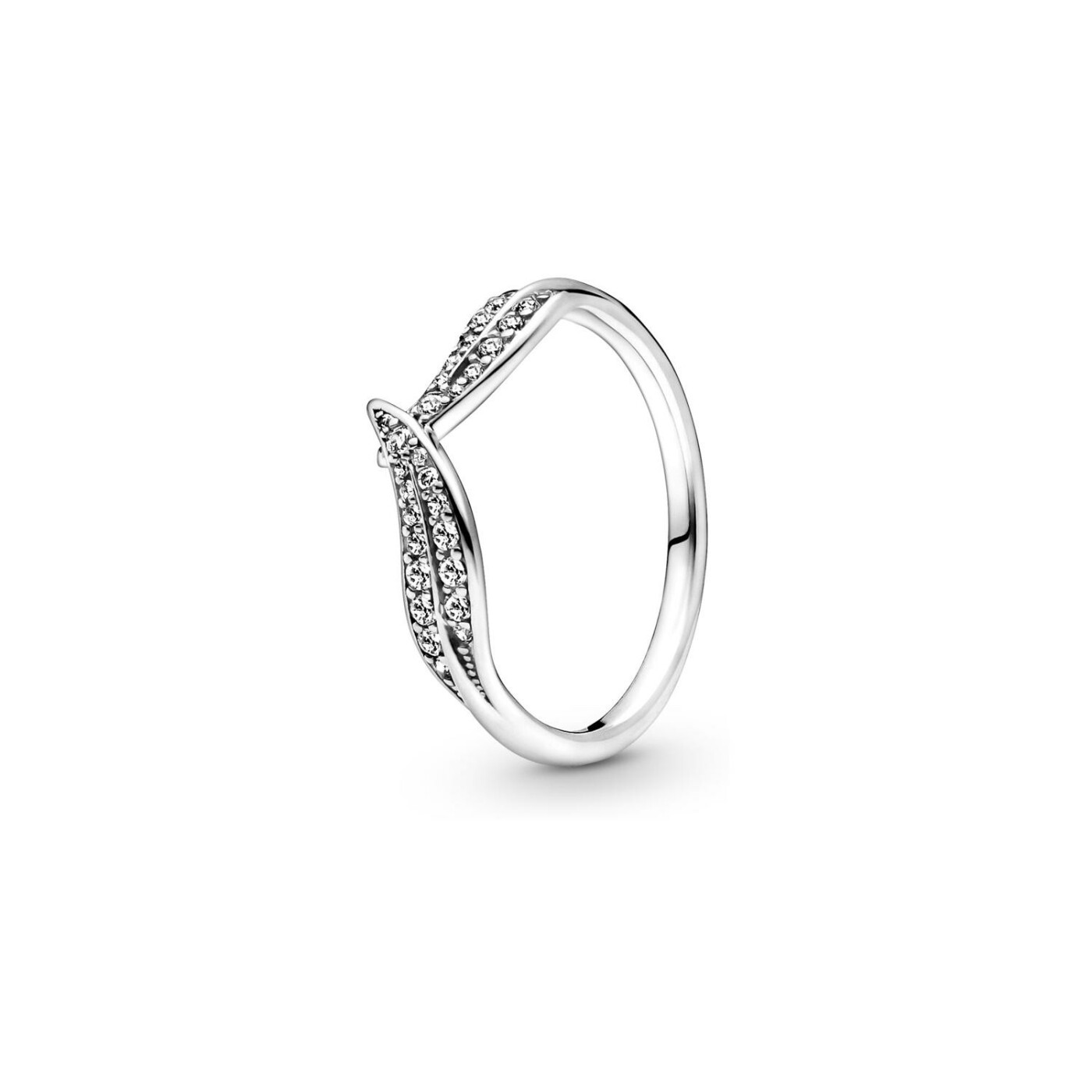 Bague Pandora feuilles en argent, taille 52