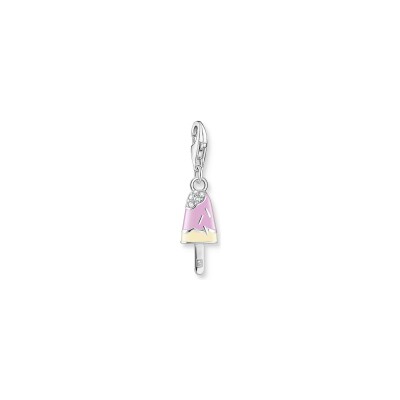 Pendentif Thomas Sabo Charm Club en argent, email et oxyde de zirconium