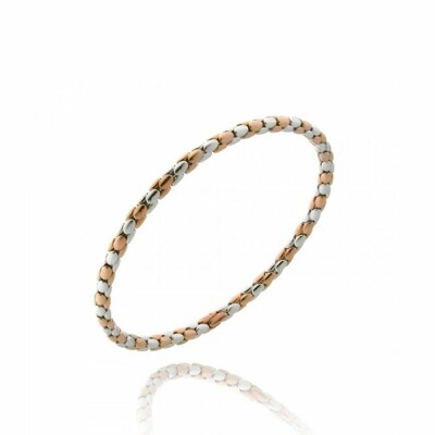 Bracelet CHIMENTO Stretch Spring en or blanc et or rose