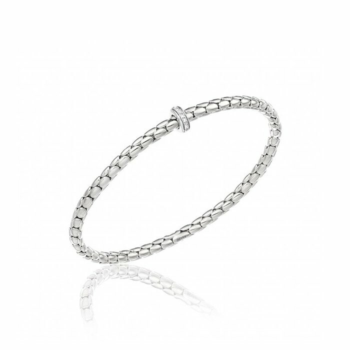 Bracelet CHIMENTO Stretch Spring en or blanc et diamants