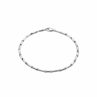 Bracelet Chimento Bamboo Classic en or blanc