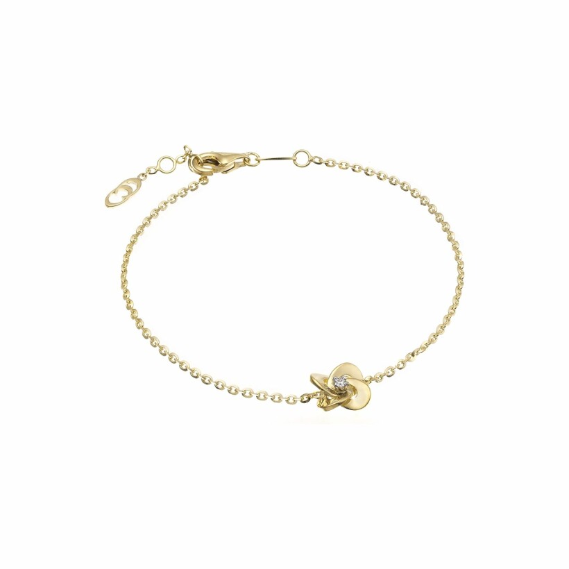 Bracelet Chimento Link Joy en or jaune et diamant
