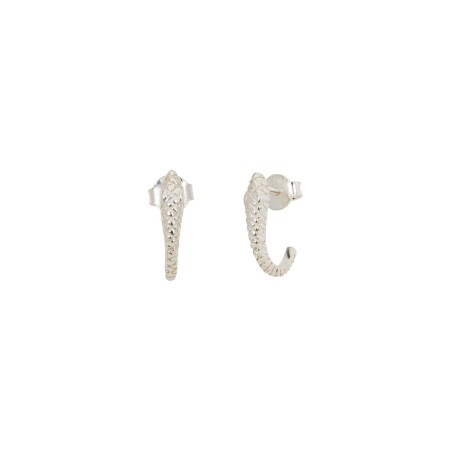 Boucles d'oreilles Une A Une Tatoo en argent