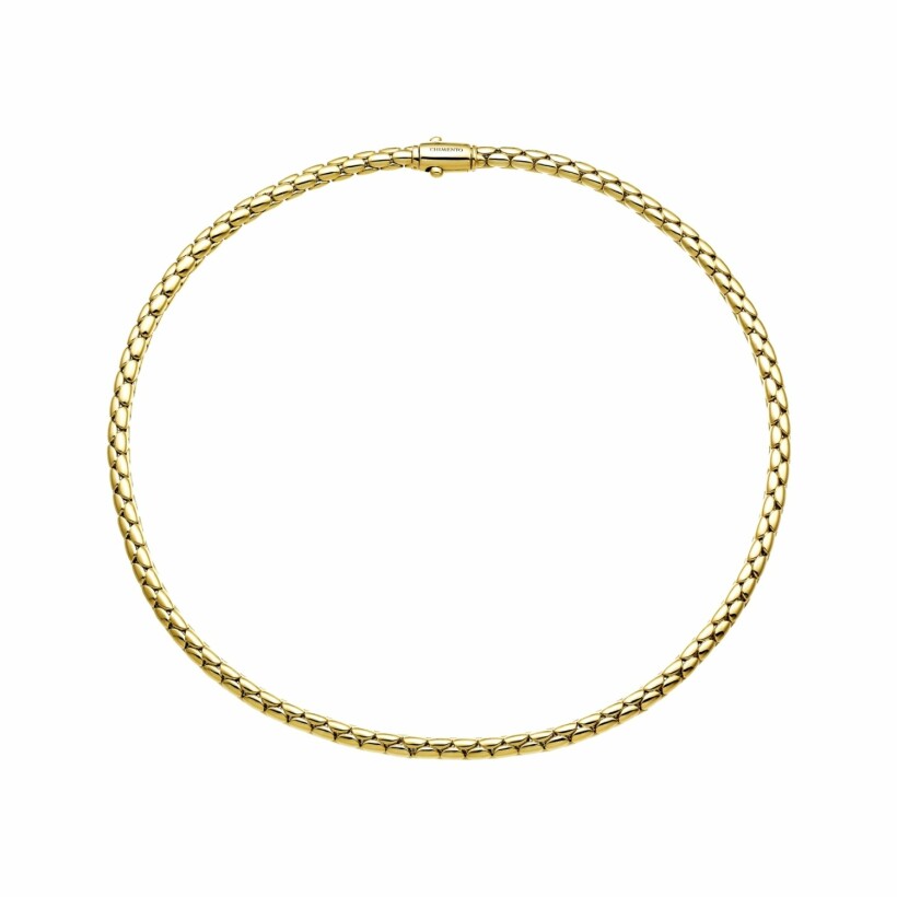 Collier Chimento Stretch Spring en or jaune, 45cm