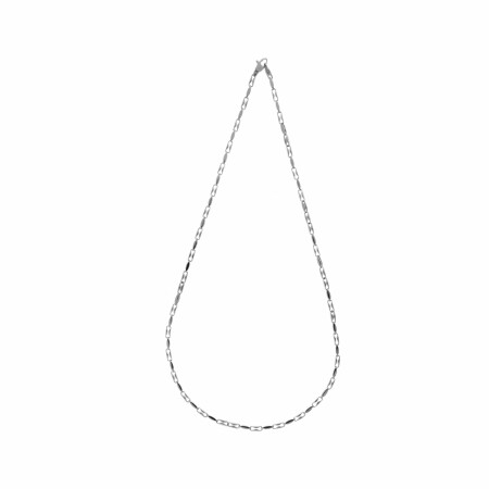 Collier Chimento Accenti en or gris, 45cm