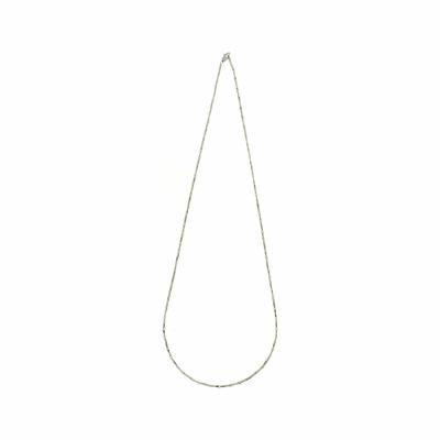 Collier Chimento Accenti en or gris, 42cm