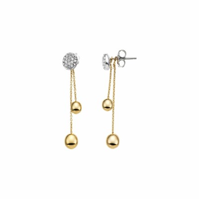 Boucles d'oreilles Chimento  Armillas Acqua en or jaune et diamants