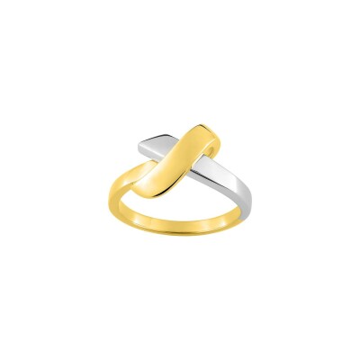 Bague en or jaune rhodié